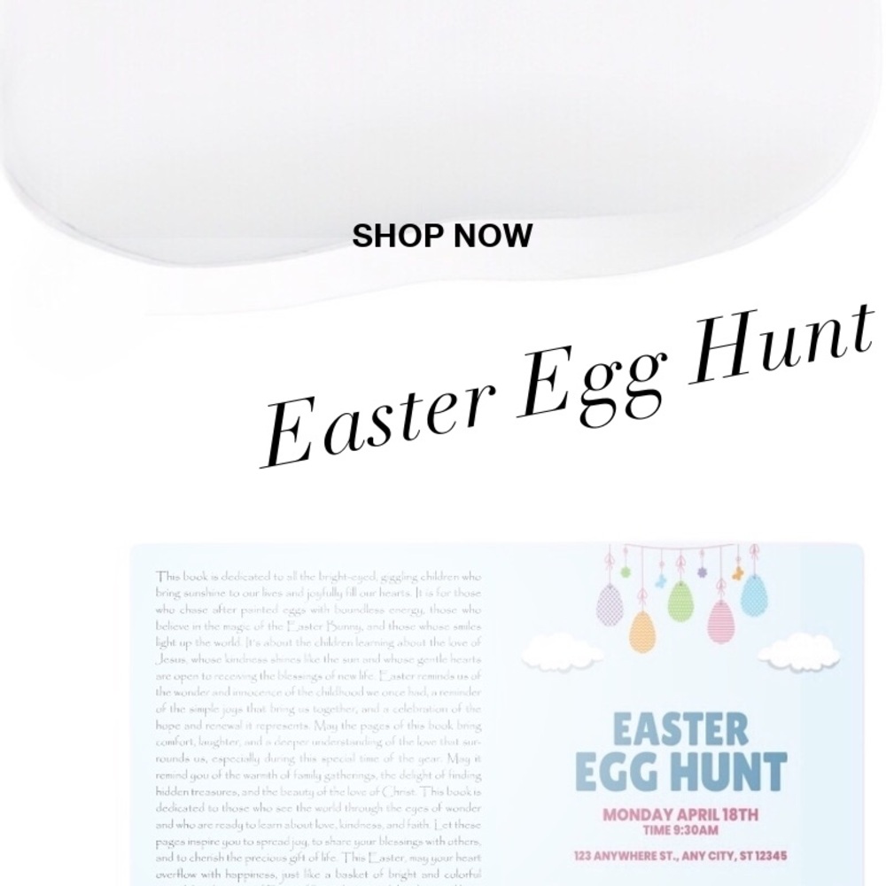 Easter Egg Hunt Invitation